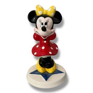Vintage 90’s Minnie Mouse Ceramic Figurine Collectible Schmid